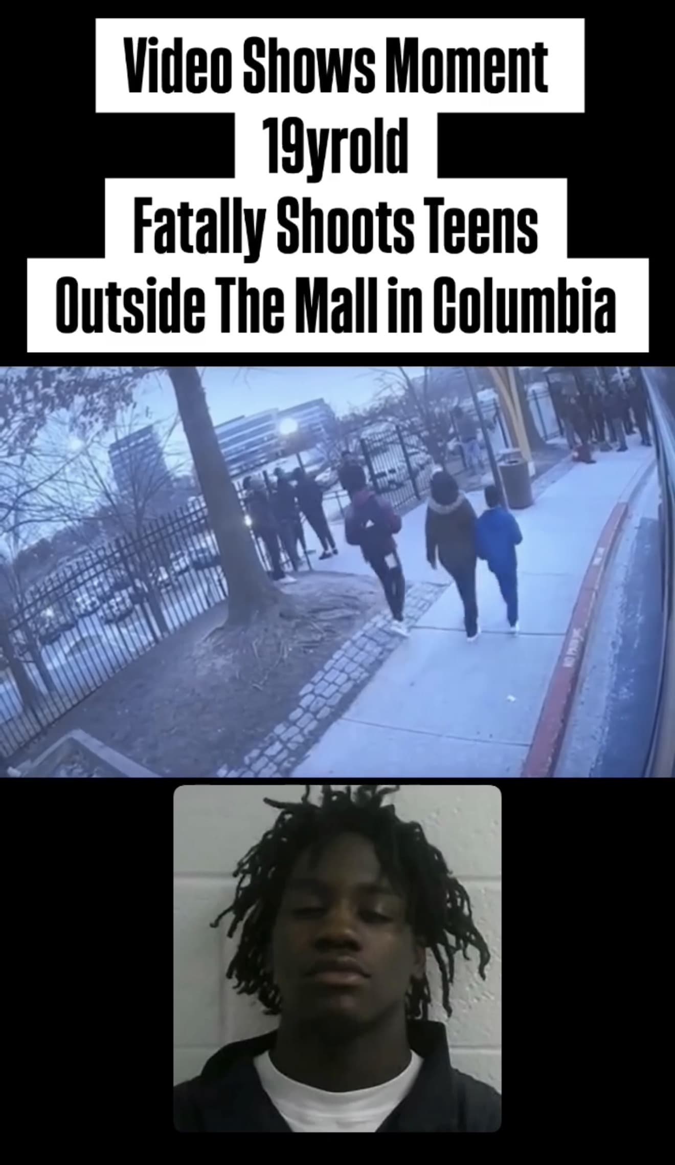 Man smokes opps at the bus stop