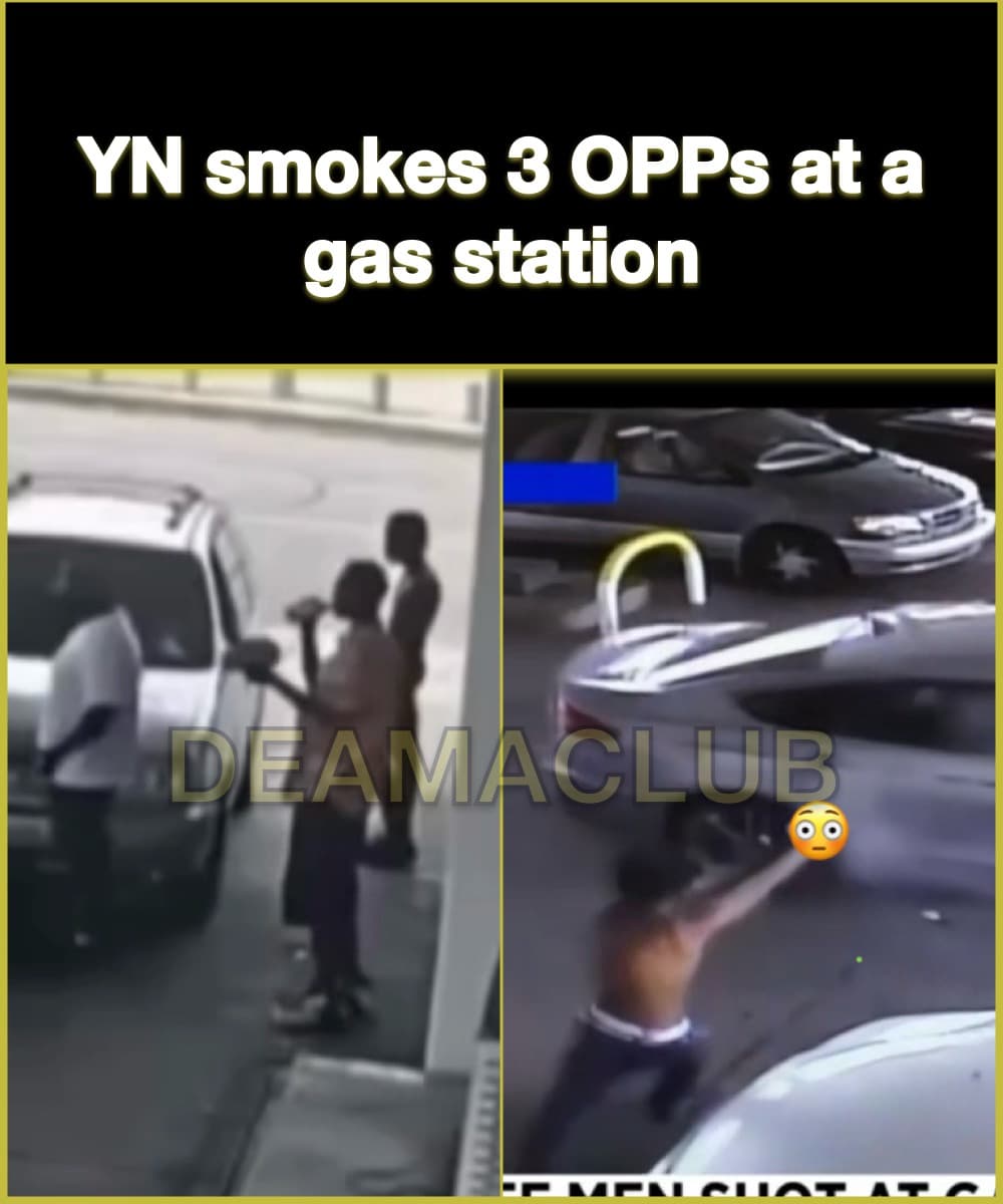 Aftermath of gas station shooting that leaves 3 men see more