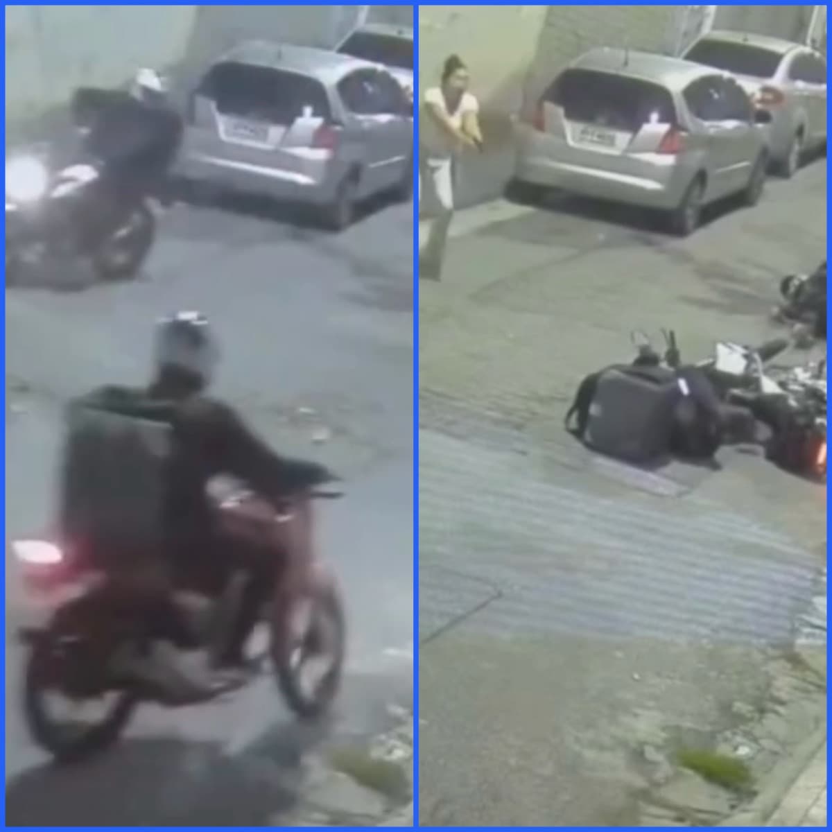 Guys try to rob a military woman and pay the ultimate price 
