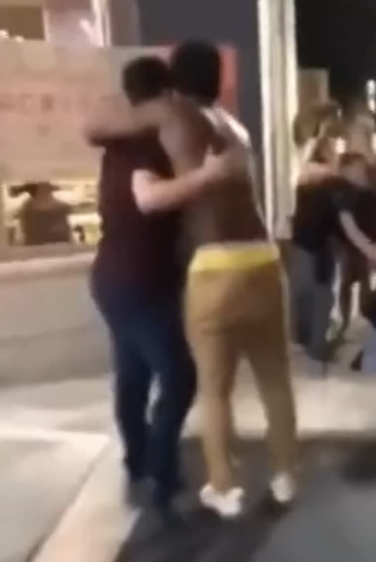 Man regrets punching a man during a brawl