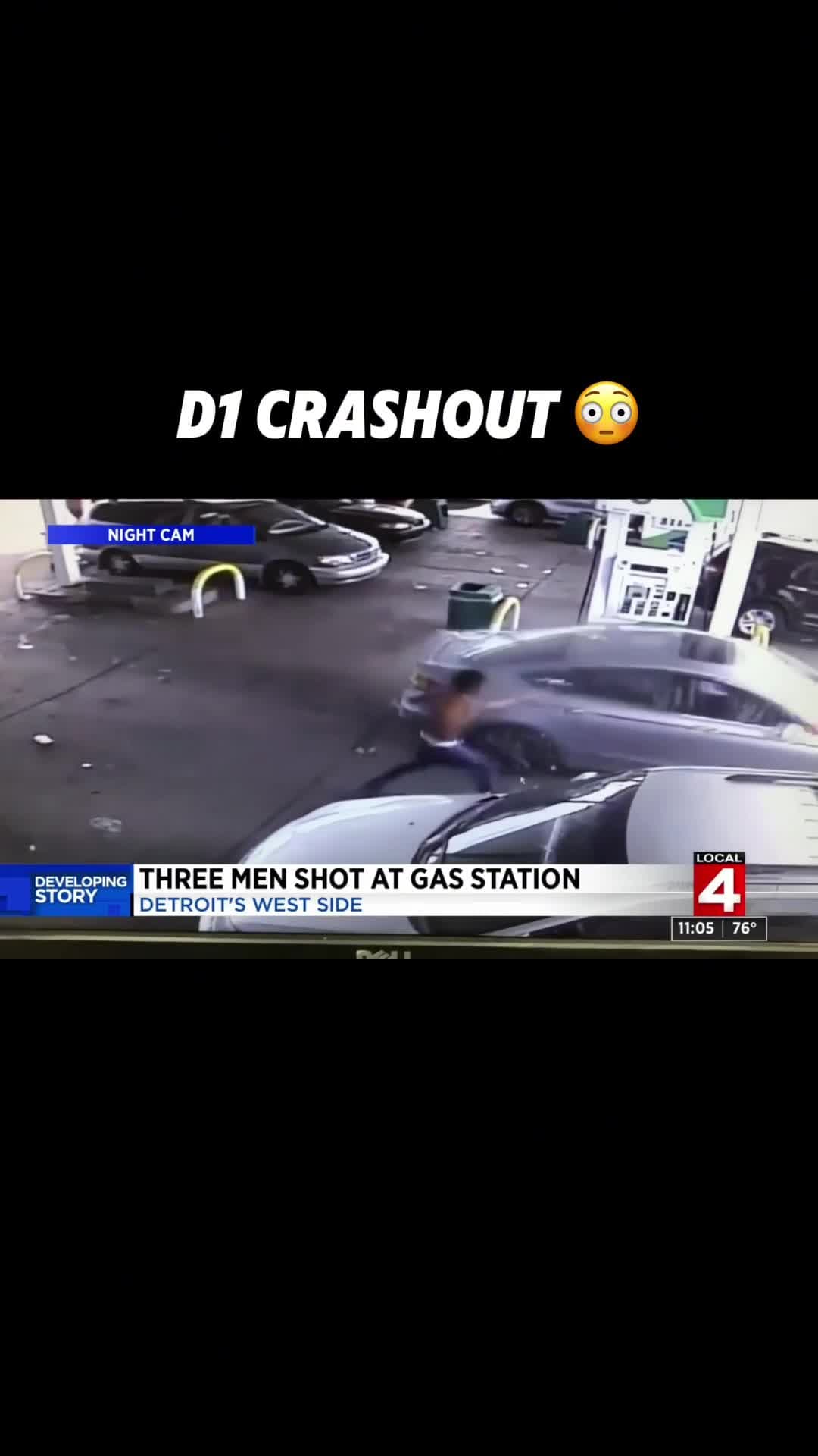 Aftermath of gas station shooting that leaves 3 men see more
